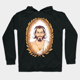 Zeus Olympian God Greek Mythology Wreath Style Hoodie